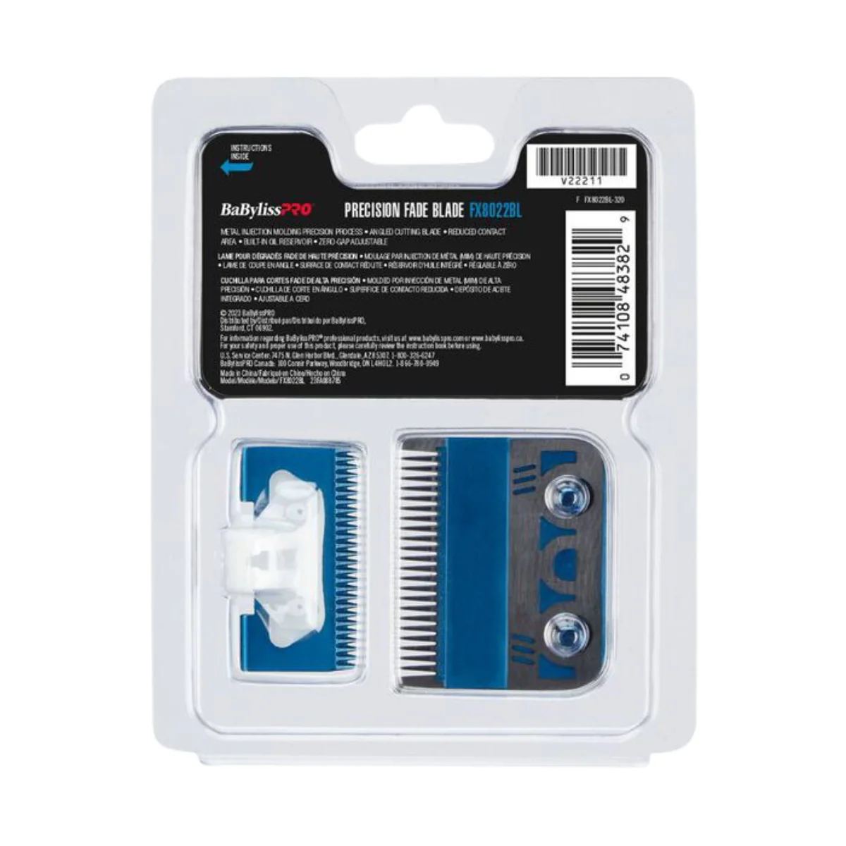 BaBylissPRO Blue Titanium Metal-Injection Molded (MIM) Precision Fade Blade - Image 5