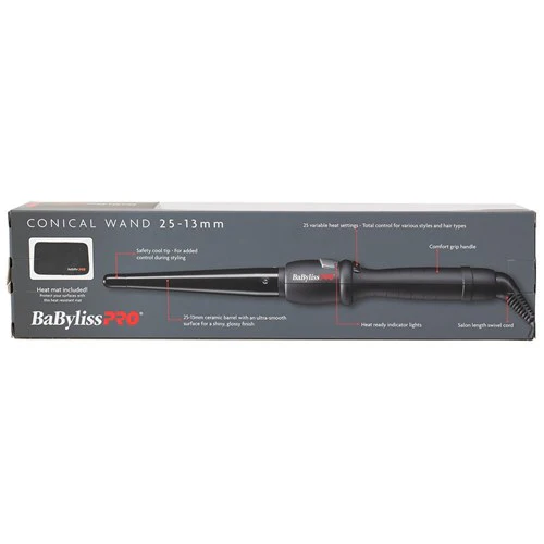 Babylisspro Ceramic Black Conical - 25-13mm - Image 3