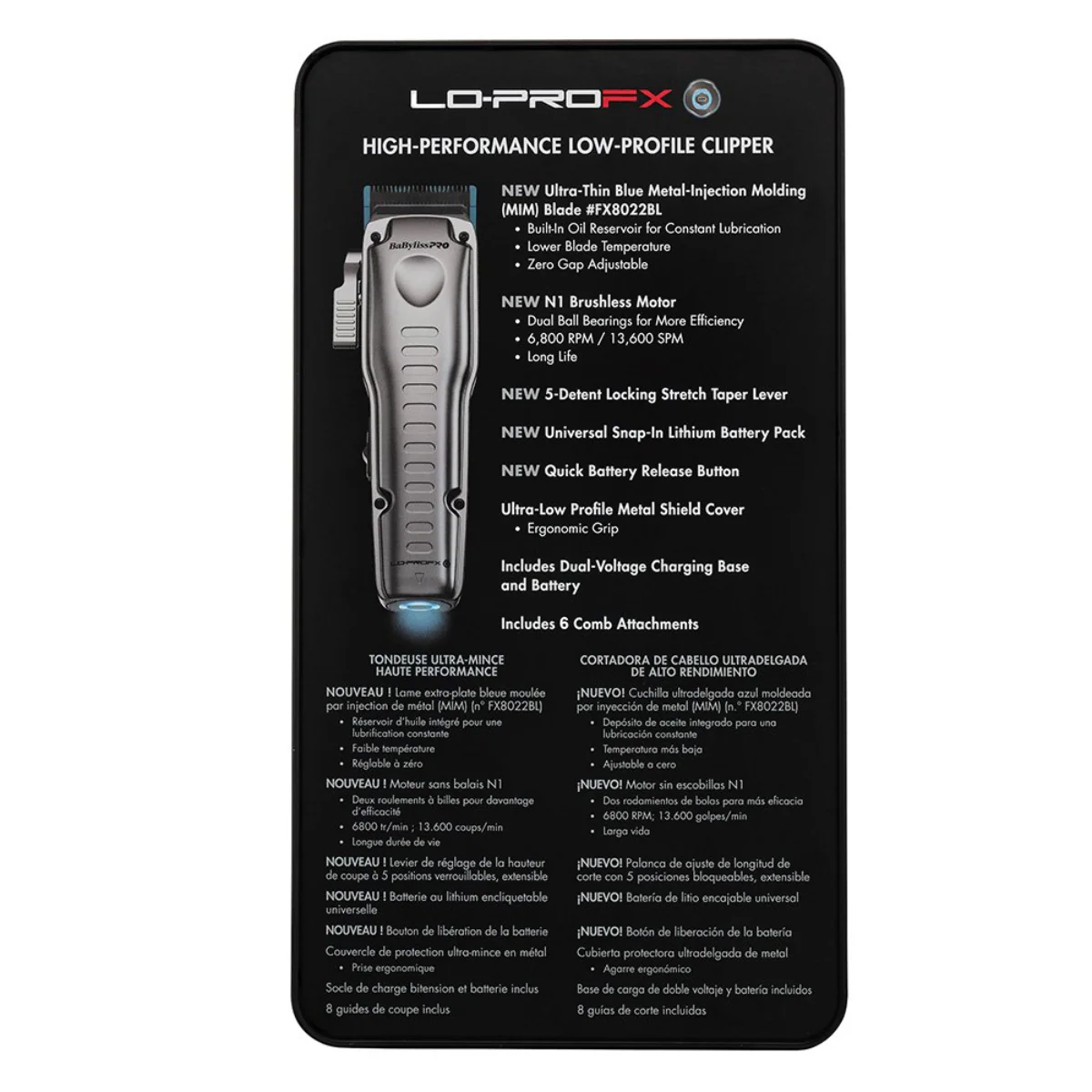BaBylissPRO FXONE Lo-ProFX Cordless Clipper - Image 5