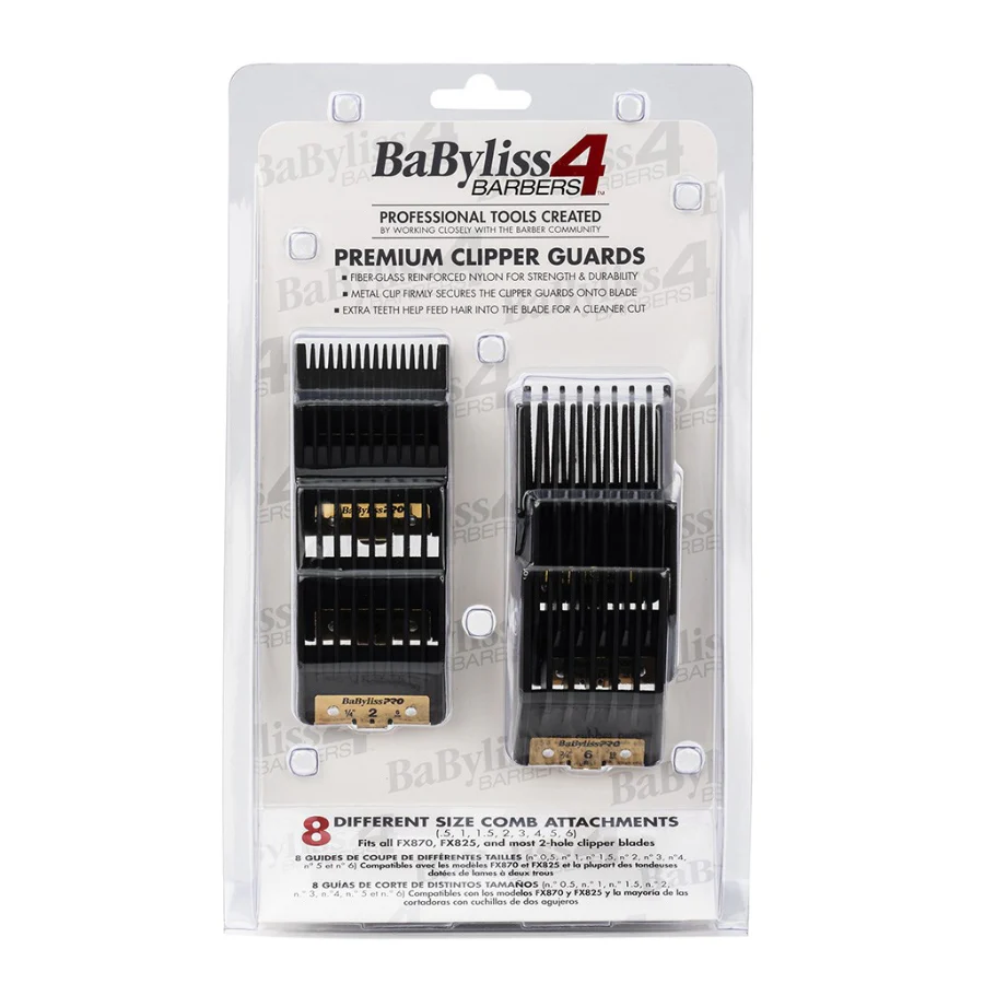 BaBylissPRO Premium Hair Clipper Comb Attachment Set - Image 2