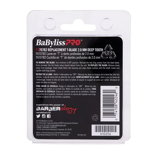 Babylisspro Pvd Coating Black Graphite Deep Tooth Trimmer Blade - Image 3