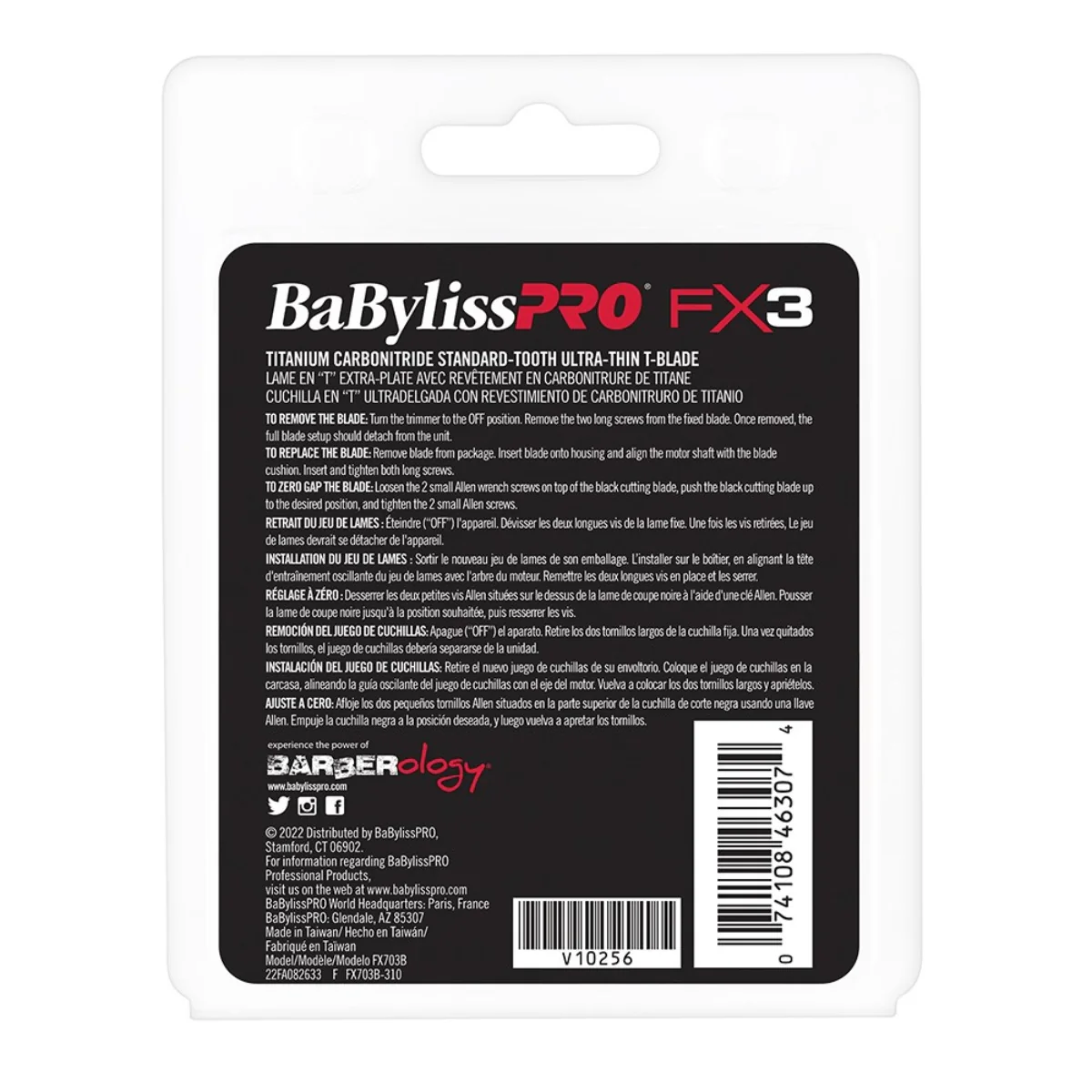 BaBylissPRO Replacement Hair Trimmer FX3 T Blade - Image 4