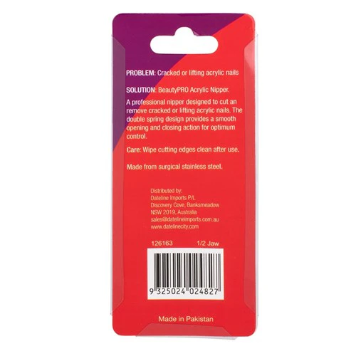 Beautypro Precision Acrylic Nipper 1/2 Jaw - Image 3