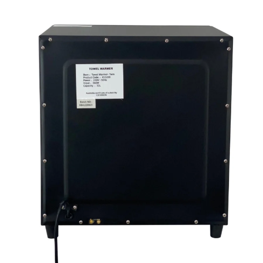 Black Twin Towel Warmer - Image 6