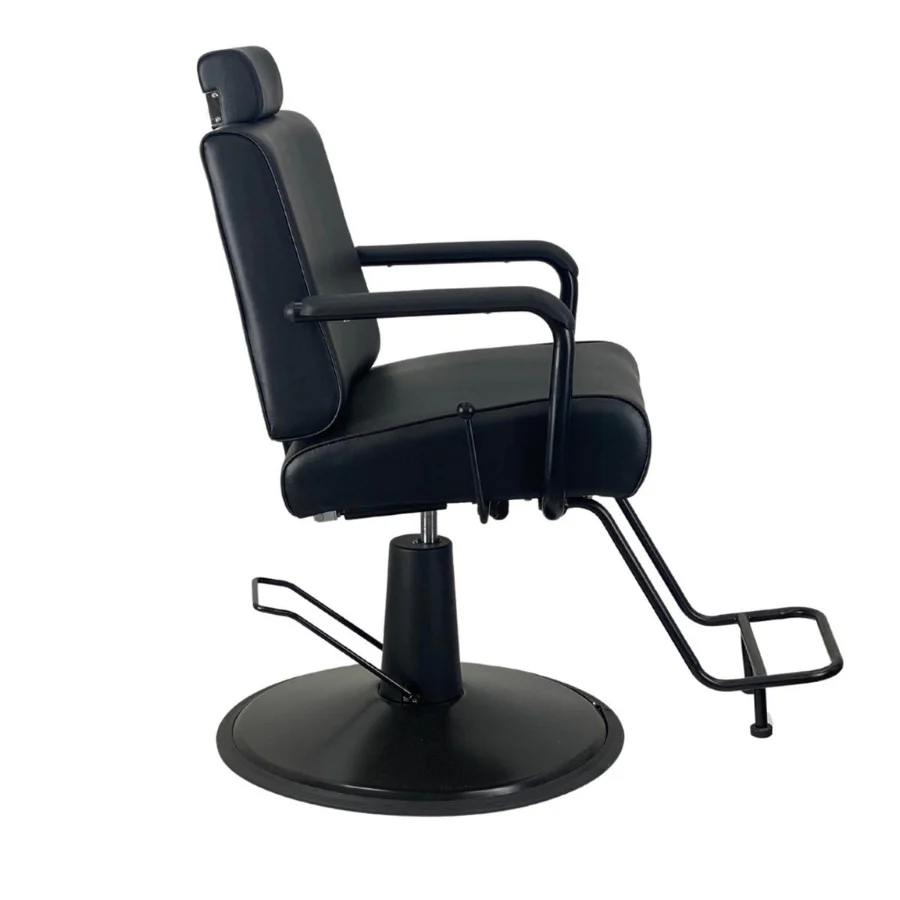 Cyrus Upholstery Reclining Salon Chair - Black - Image 3
