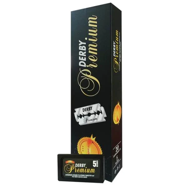 Derby Premium Double Edge Safety Razor Blades - 100 Blades