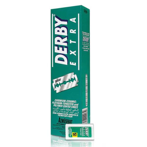 Derby Extra Double Edge Safety Razor Blades Tower - 100 Blades