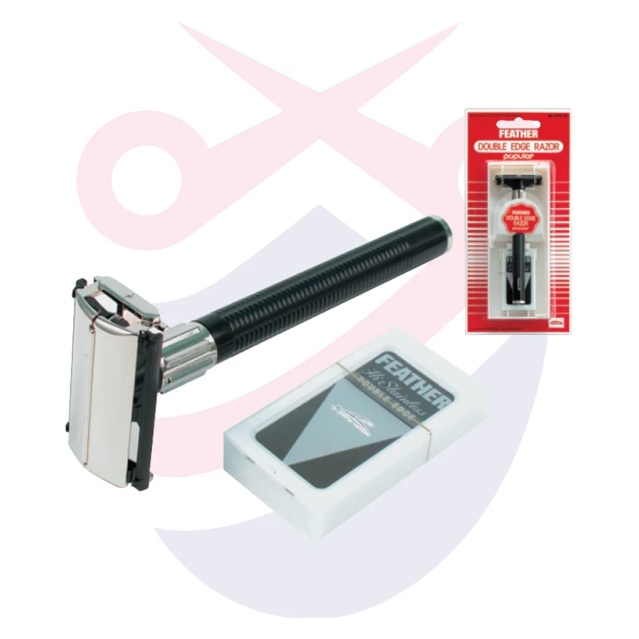 Feather Double Edge Popular Razor Set - Image 3