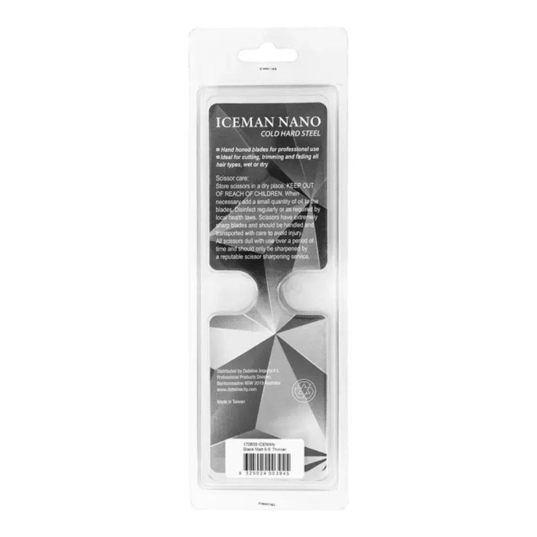 Iceman Black Matt 5.5 Thinning Scissors - Image 4