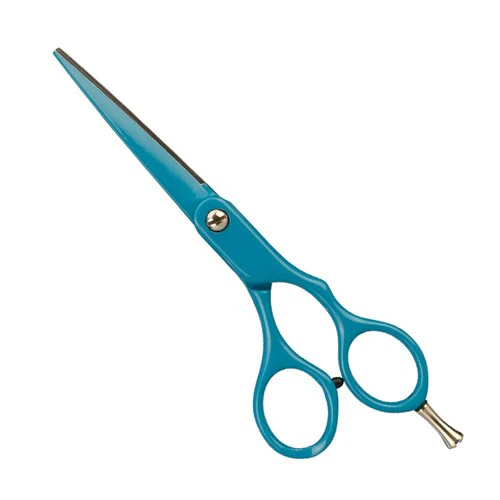 Iceman Retro 5.5 Hairdressing Scissors Blue - Image 2