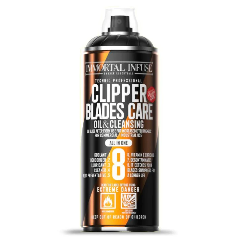 Immortal 8 In 1 Clipper Blade Care 500ml