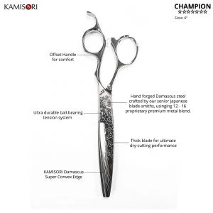Kamisori Champion Professional Haircutting Shears - Image 2