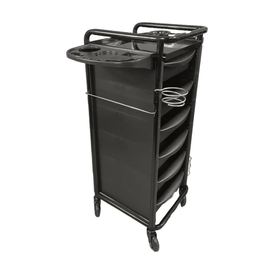 Karma Darwin Hairdressing Trolley Black - Image 2