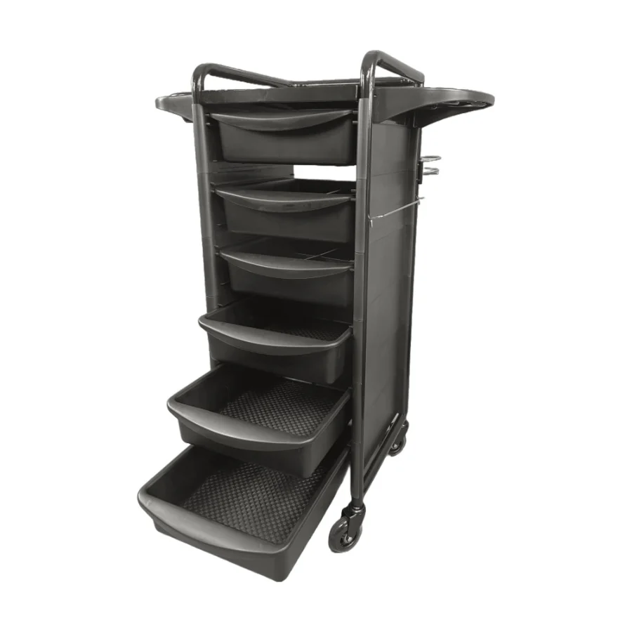 Karma Darwin Hairdressing Trolley Black - Image 4