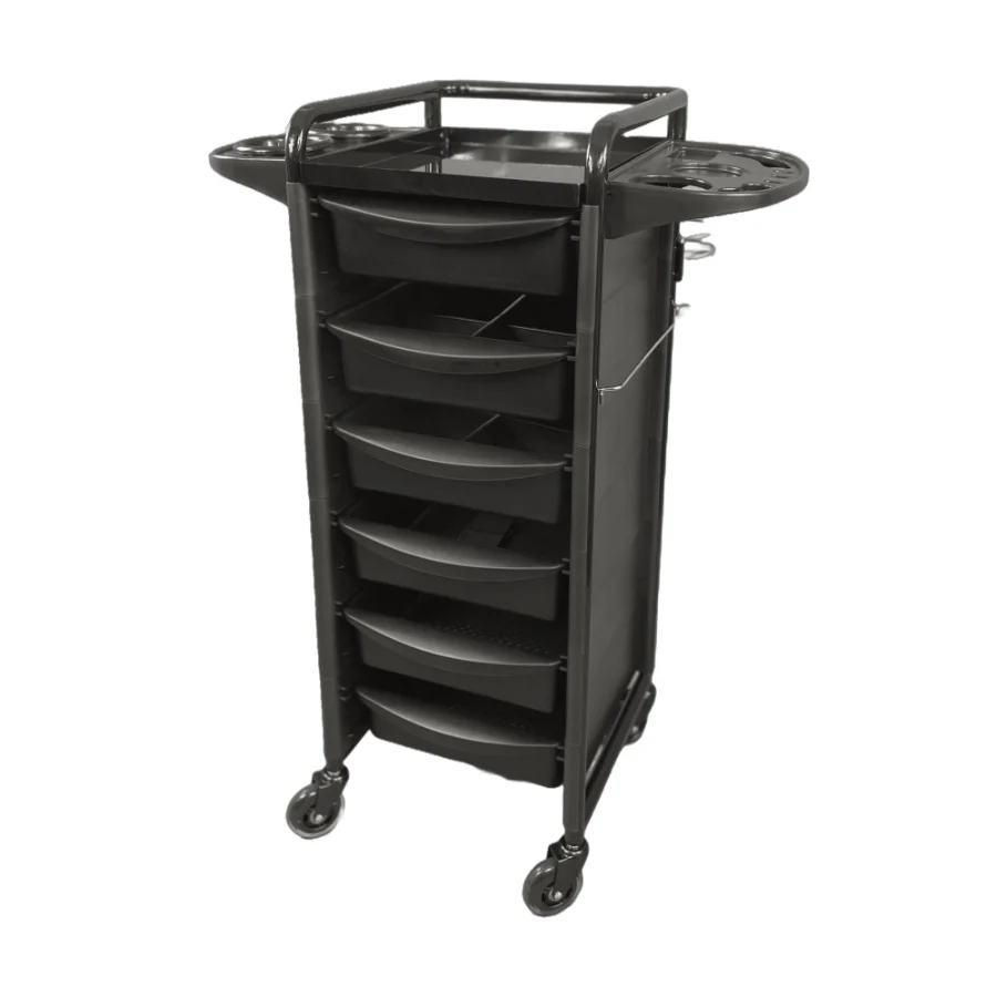 Karma Darwin Hairdressing Trolley Black - Image 5