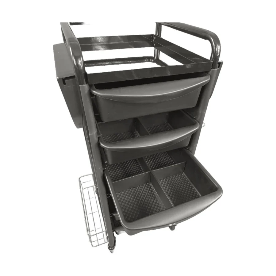 Karma Darwin Hairdressing Trolley Black - Image 6