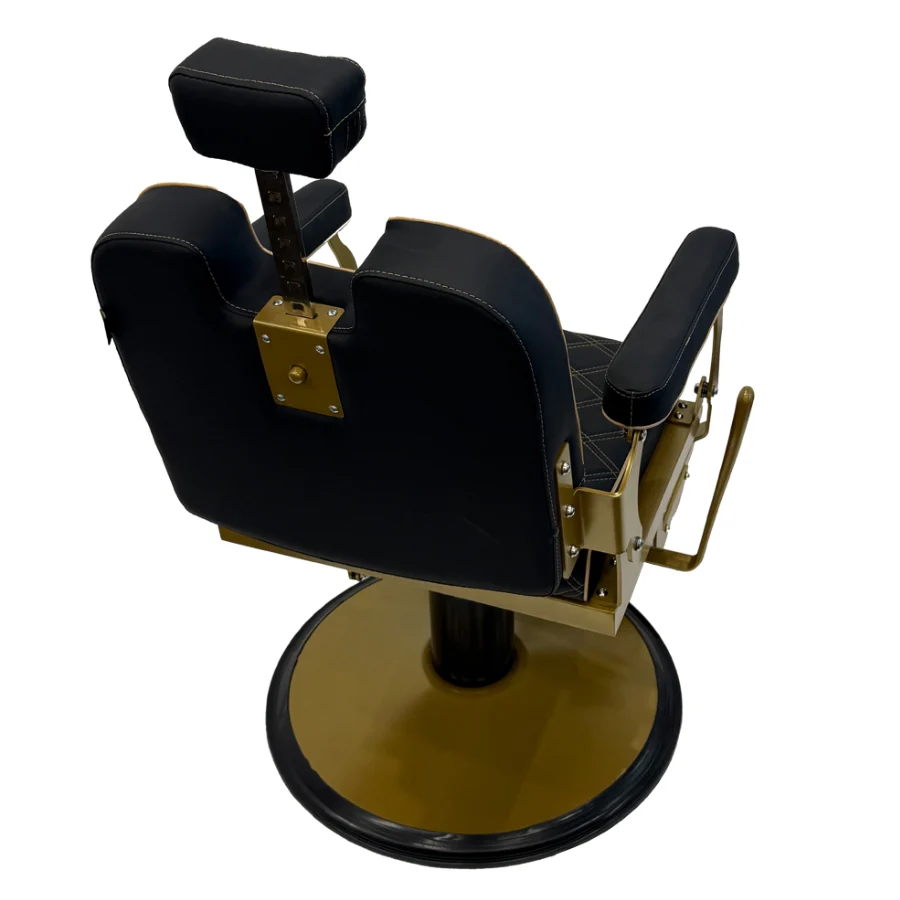 Karma Paddington Barber Chair – Black/Gold - Image 5