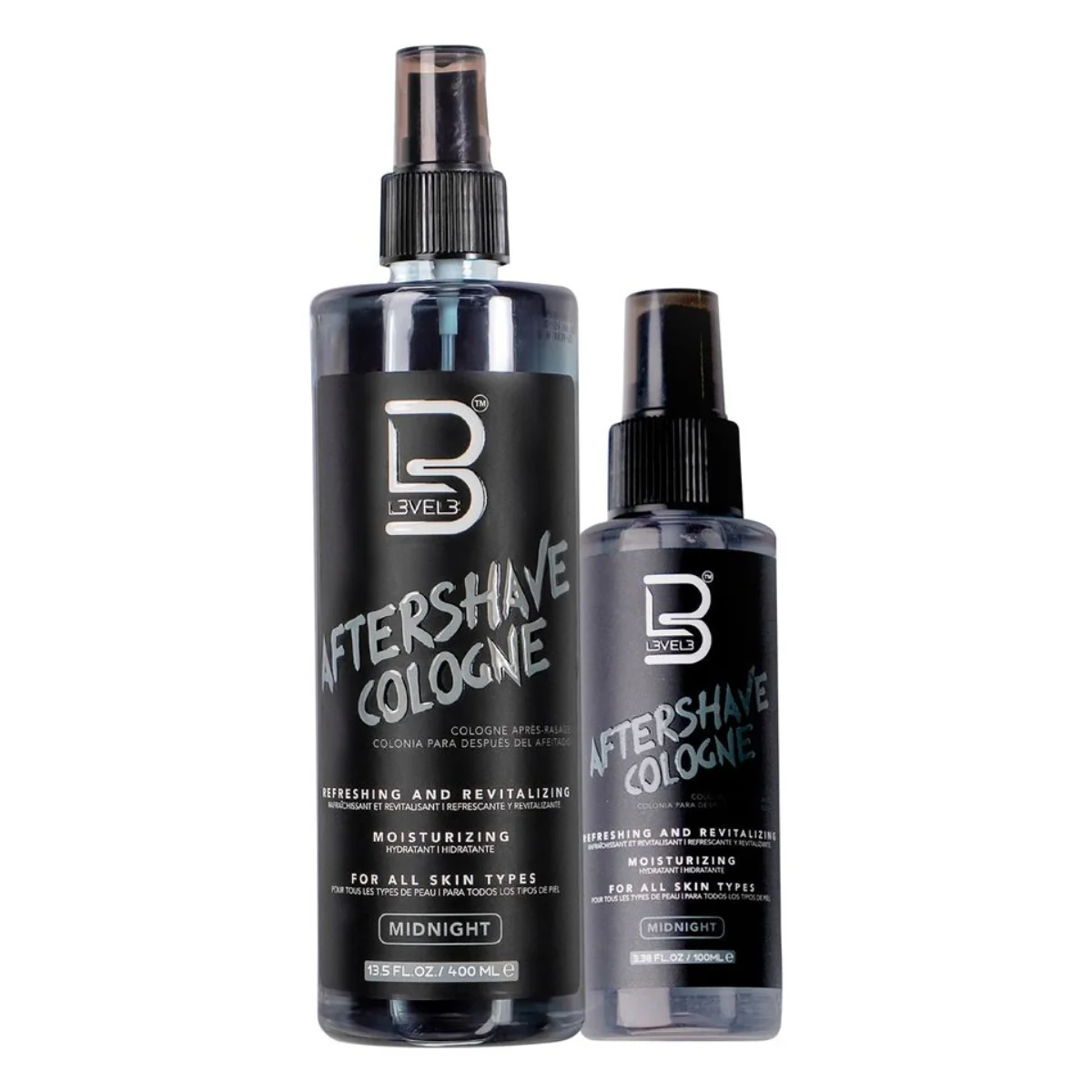 L3VEL3 Aftershave Cologne Midnight - 400ml - Image 4
