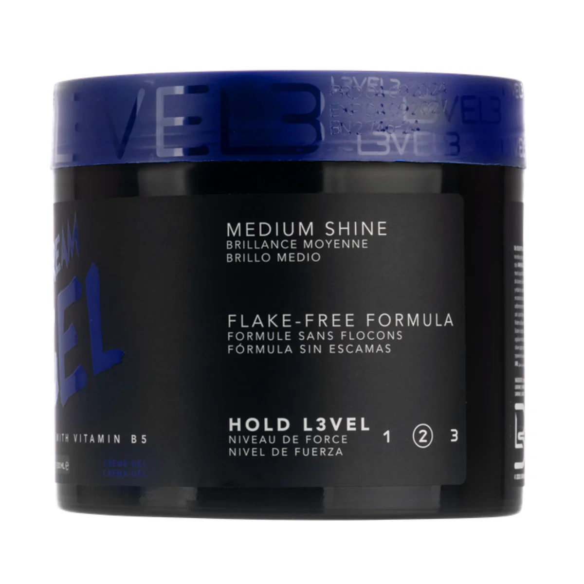 L3VEL3 Hair Gel Cream (Hold 2) - 500ml - Image 2