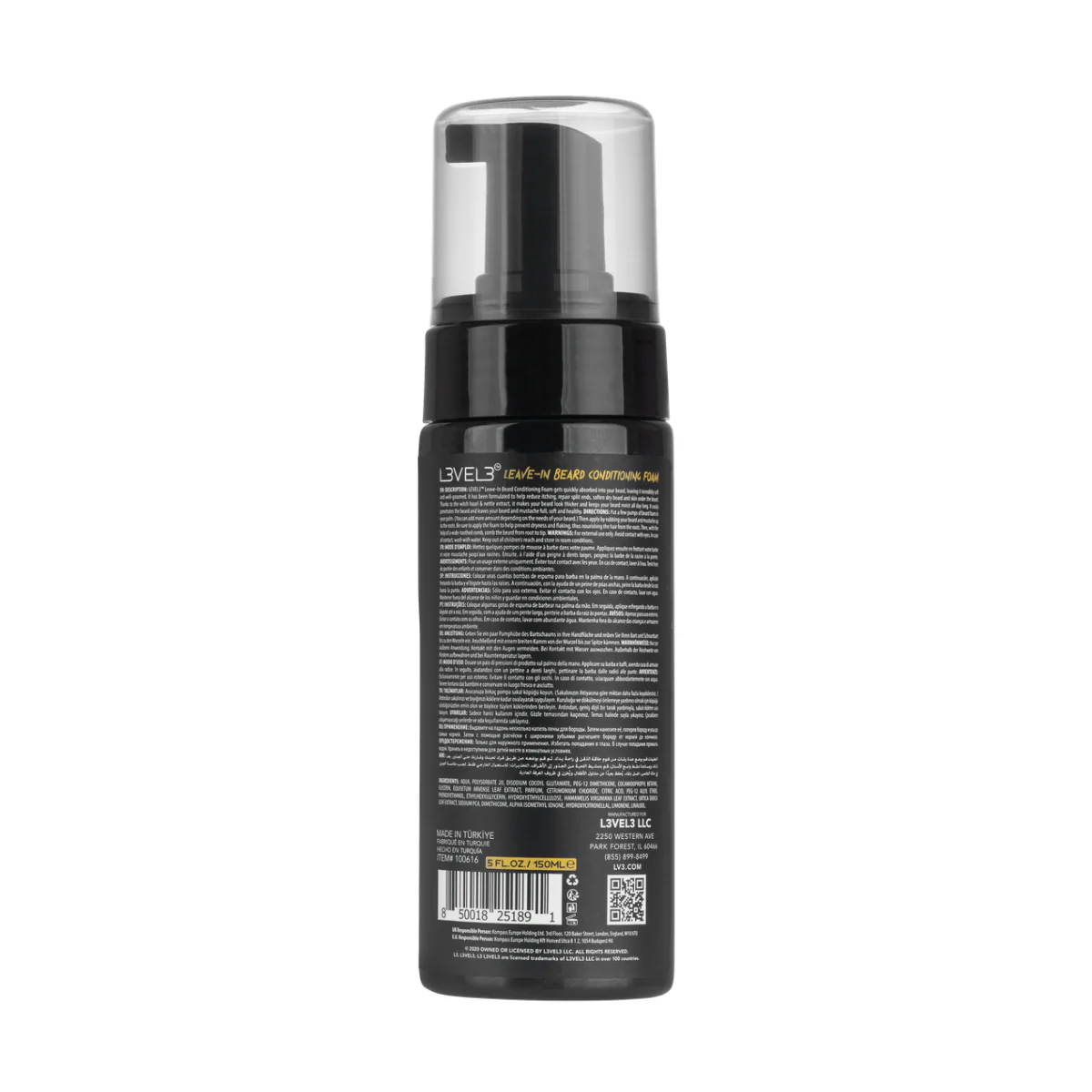 L3VEL3 Leave-in Beard Conditioner - 150ml - Image 2