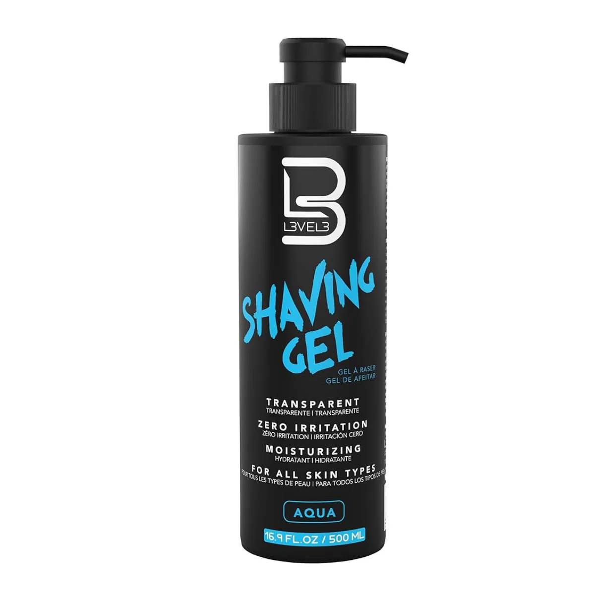 L3VEL3 Shaving Gel Aqua - 500ml