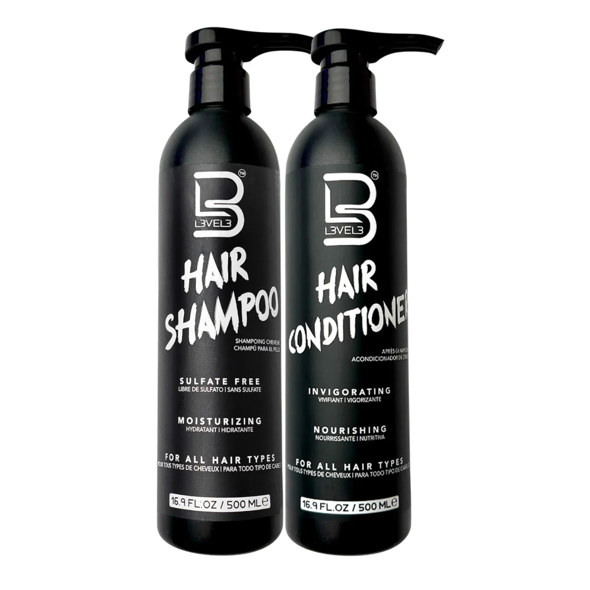 L3VEL3 Sulfate-Free Shampoo - 500ml - Image 3