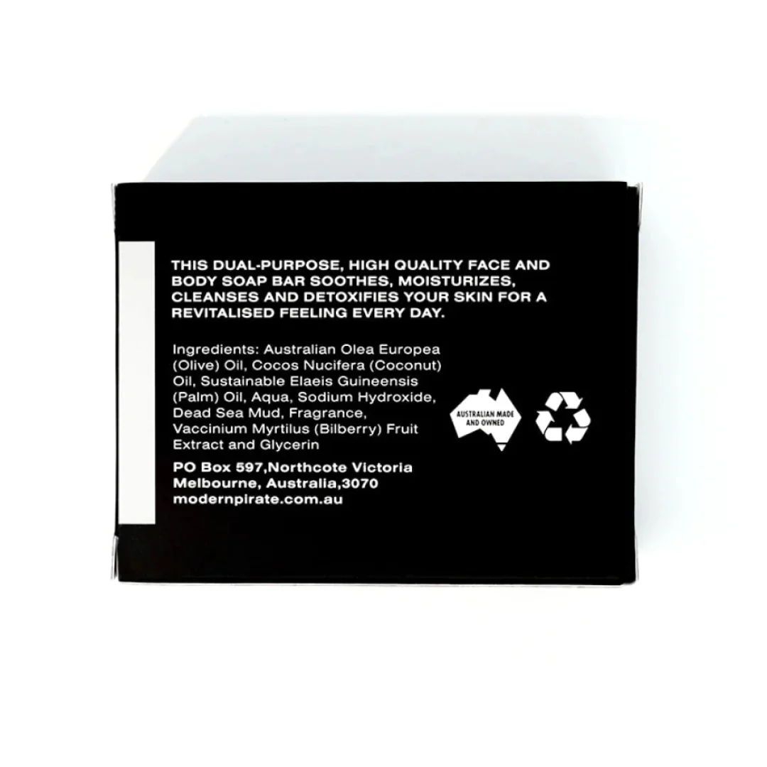 Modern Pirate Dead Sea Mud Soap 110gm - Image 2
