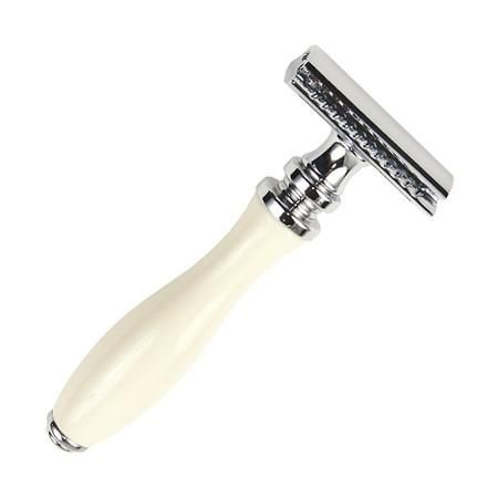 Parker 111w - White Resin Handle Safety Razor - Image 2