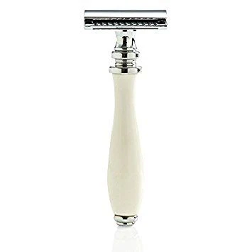 Parker 111w - White Resin Handle Safety Razor - Image 4