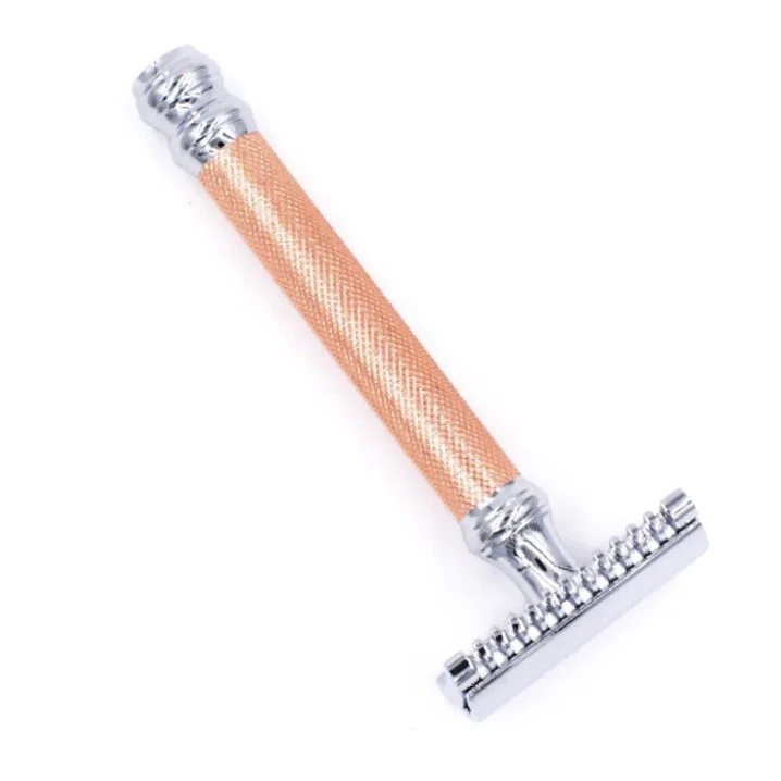 Parker 63c Rose Gold Handle Safety Razor - Image 2