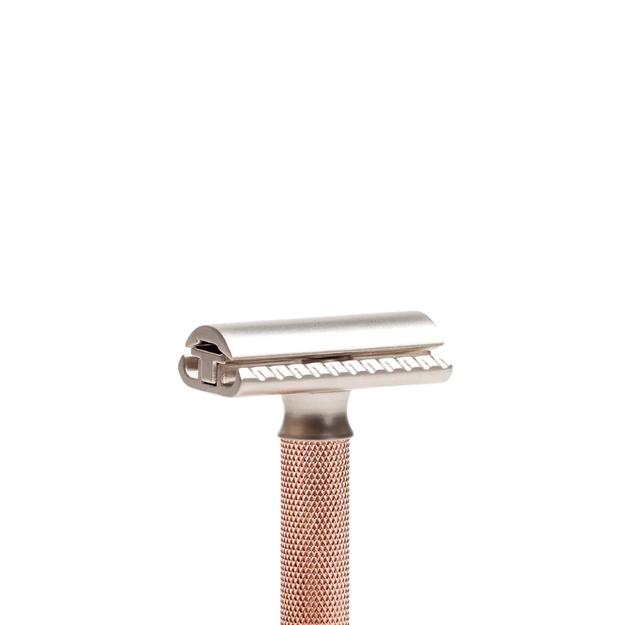 Parker Variant Safety Razor Adjustable Razor Rose Gold Colour Handle - Image 3
