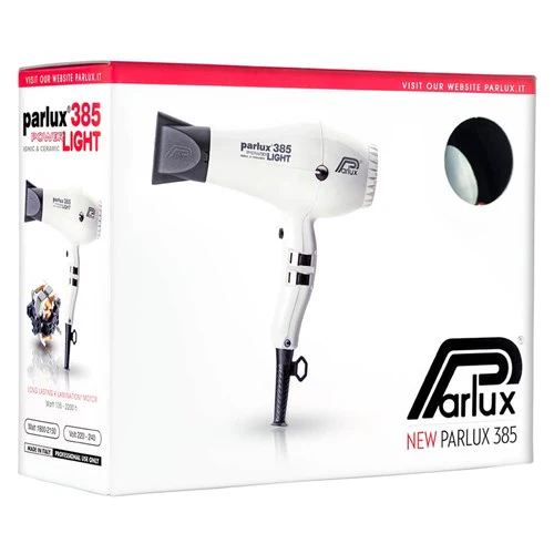 Parlux 385 Powerlight Ceramic And Ionic Dryer 2150w - Silver - Image 2
