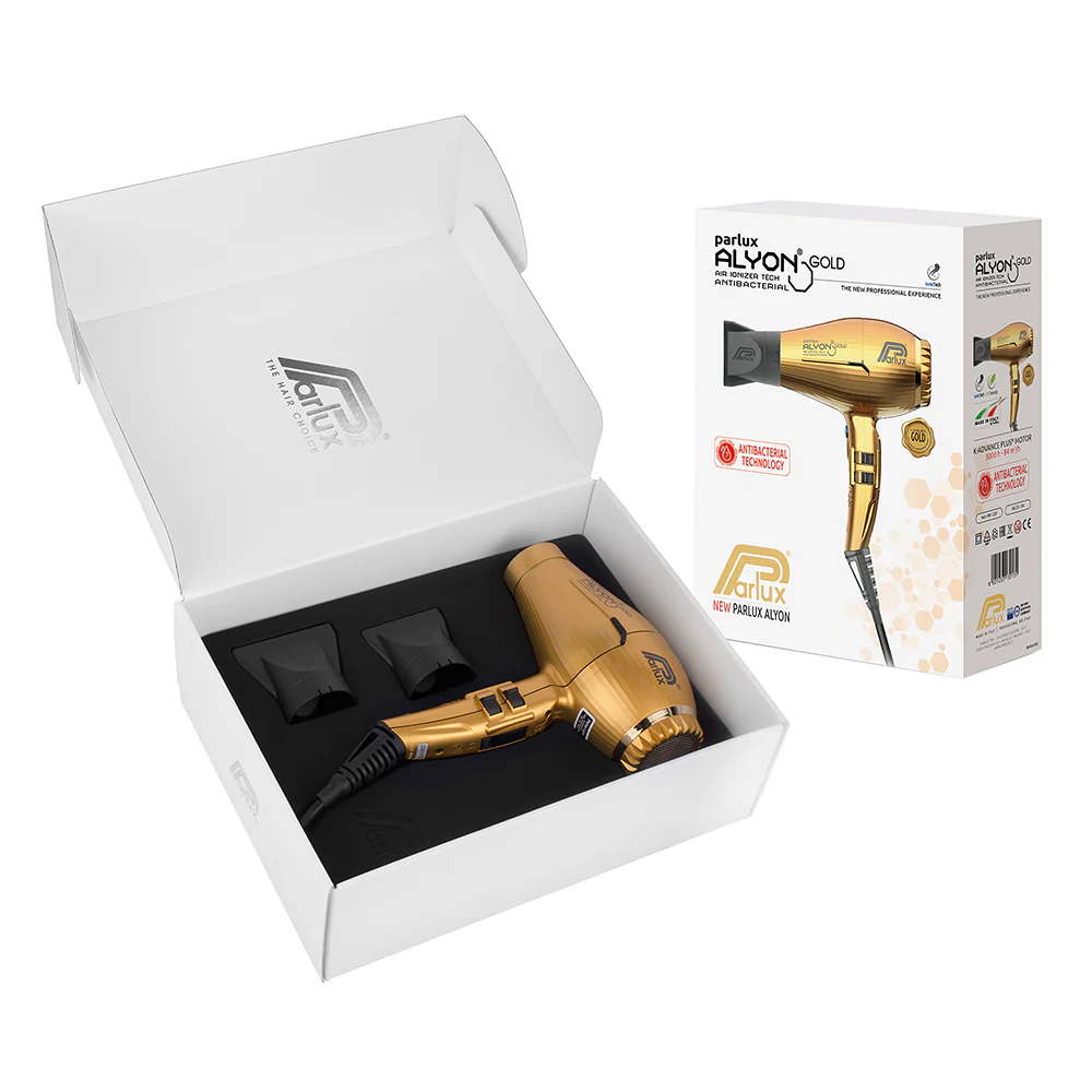 Parlux Alyon Air Ionizer Tech Hair Dryer 2250w - Gold - Image 3