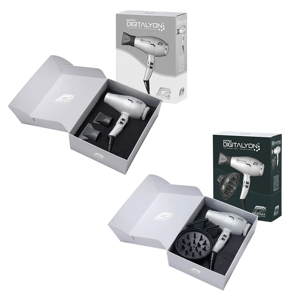 Parlux Digitalyon Hair Dryer And Diffuser Silver - Image 5