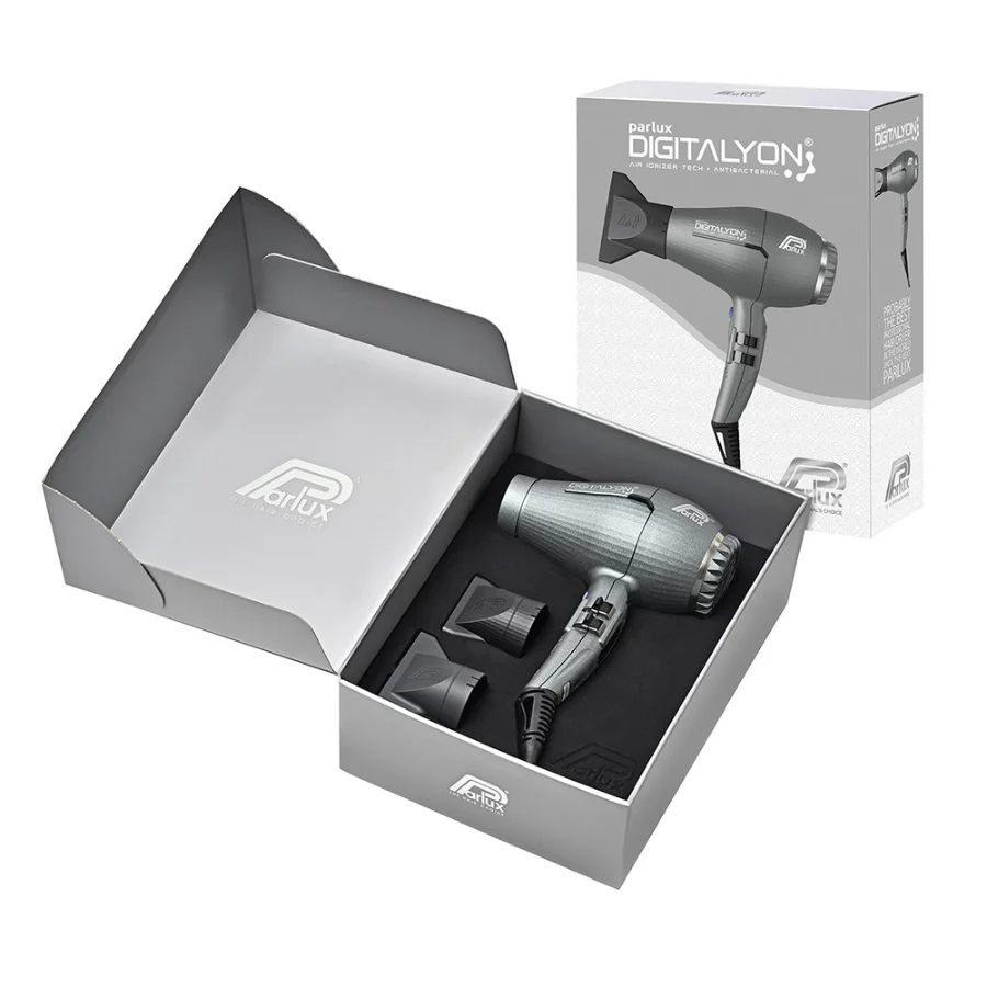 Parlux DigitAlyon Hair Dryer Glitter Grey - Image 4