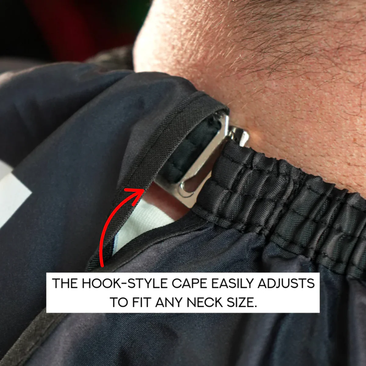 Supreme ST Premium Barber Cape - Blue Neon - Image 5