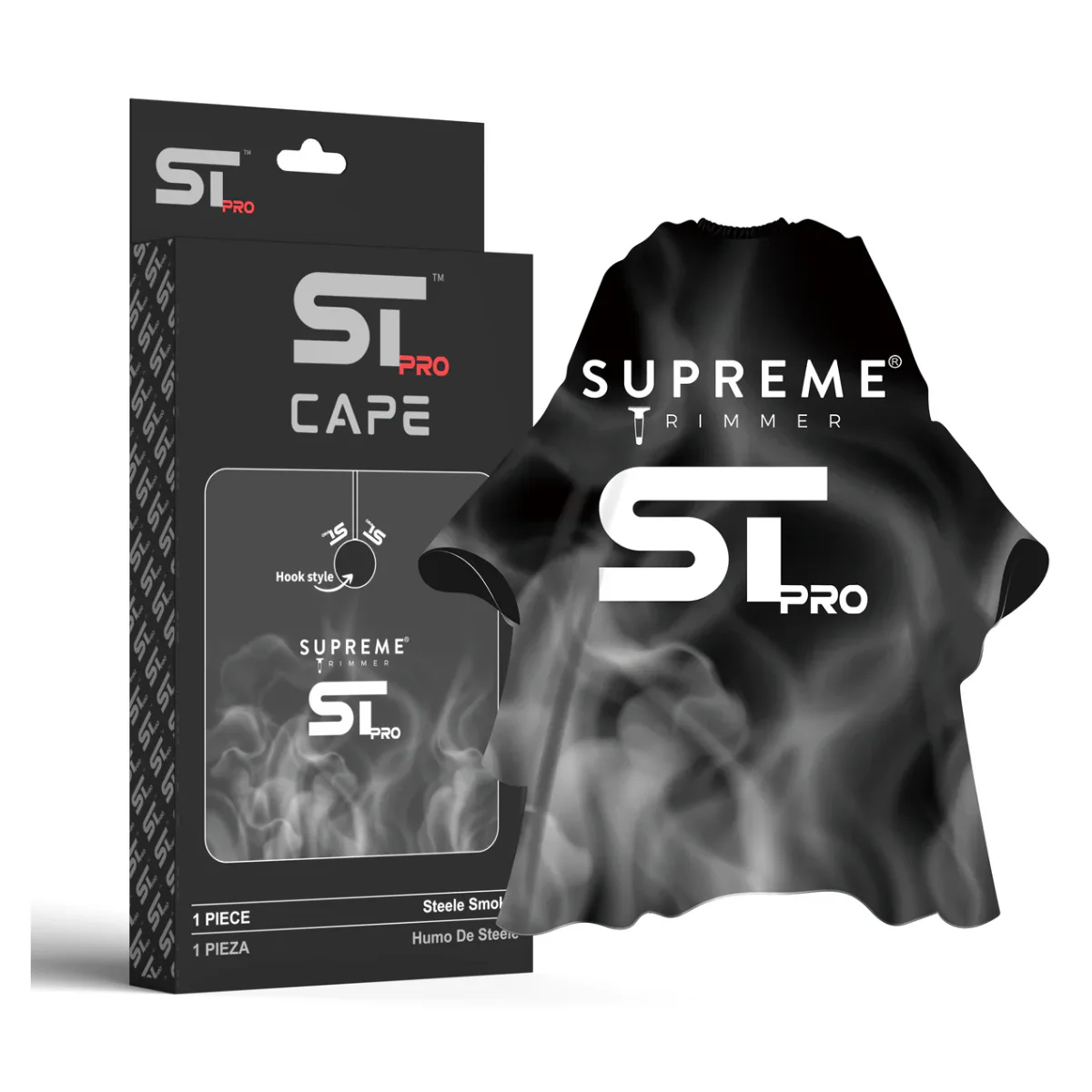 Supreme ST Premium Barber Cape - Steele Smoke - Image 3