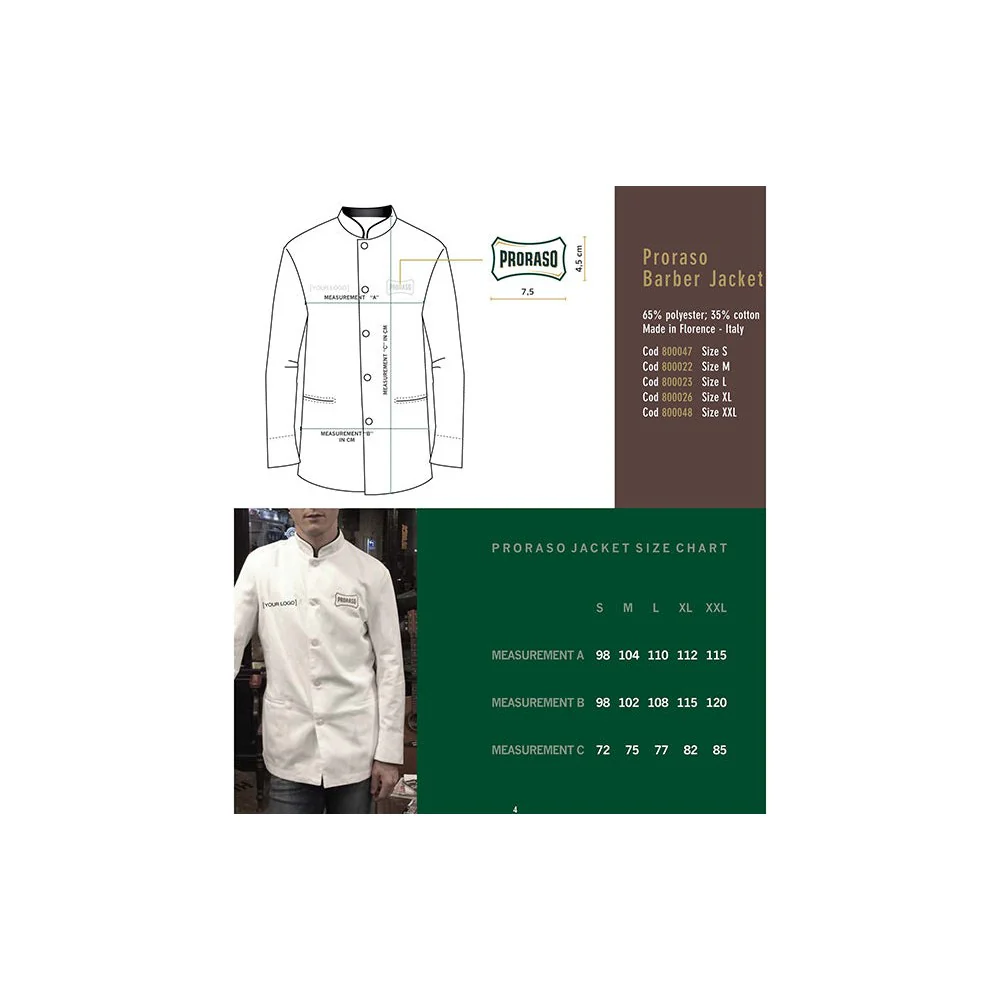Proraso Barber Jacket L - Ref 400259