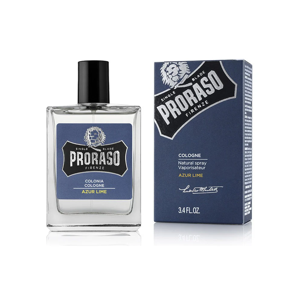 Proraso Eau De Cologne Azur Lime 100ml - Ref 400771