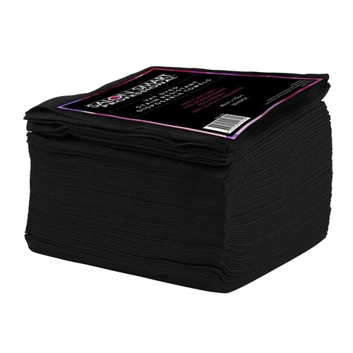 Salon Smart Towel Disposable - Black 50pk