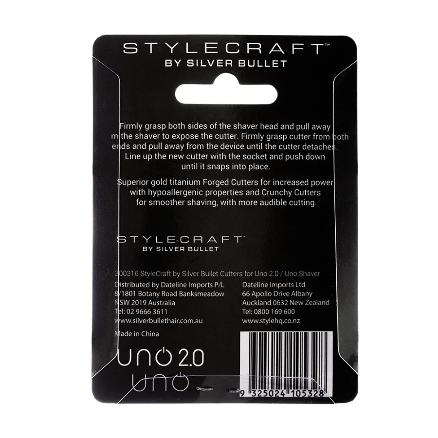 StyleCraft by Silver Bullet Uno 2.0 Shaver Replacement Cutter - Image 3