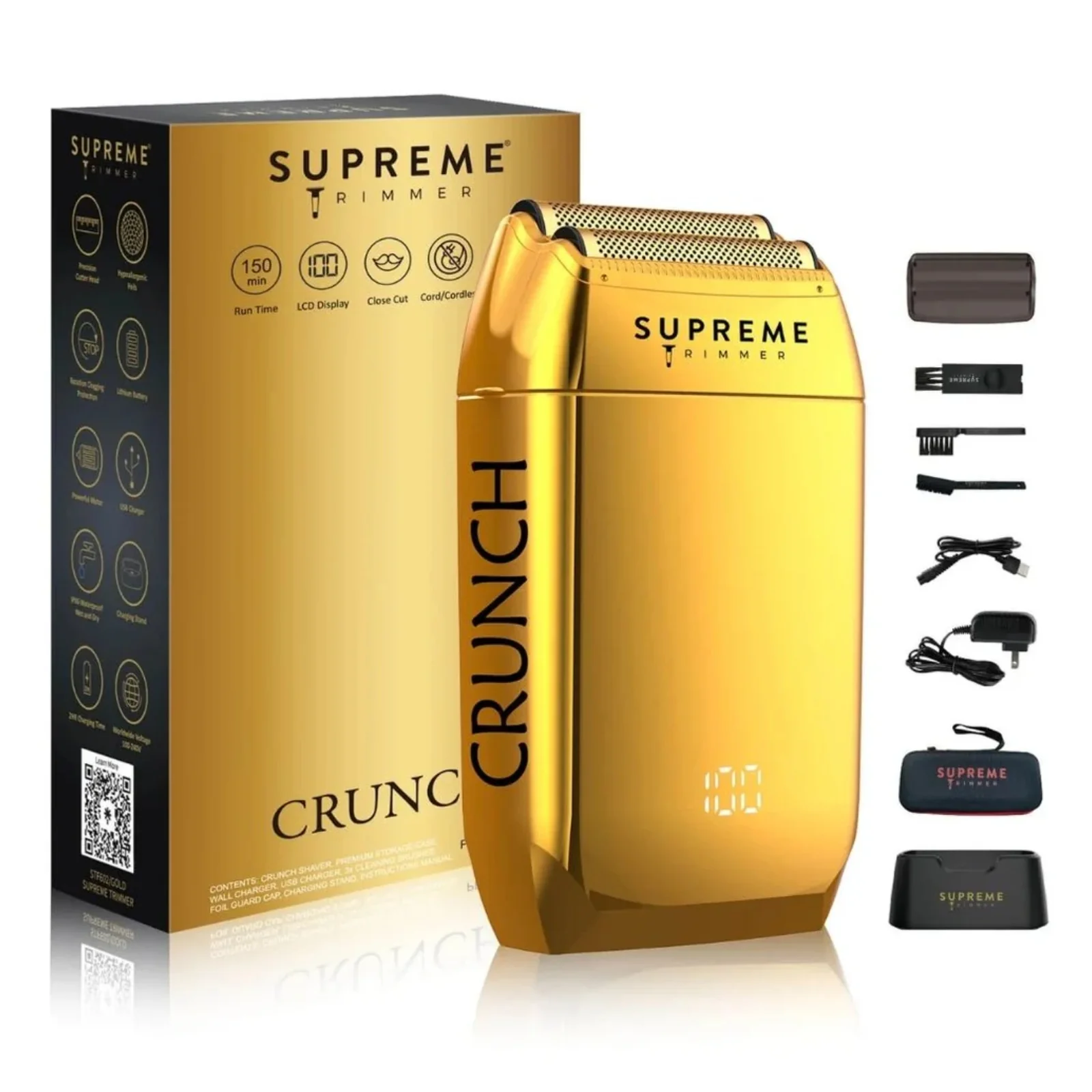 Supreme ST Crunch Mens Foil Shaver - Gold - Image 5