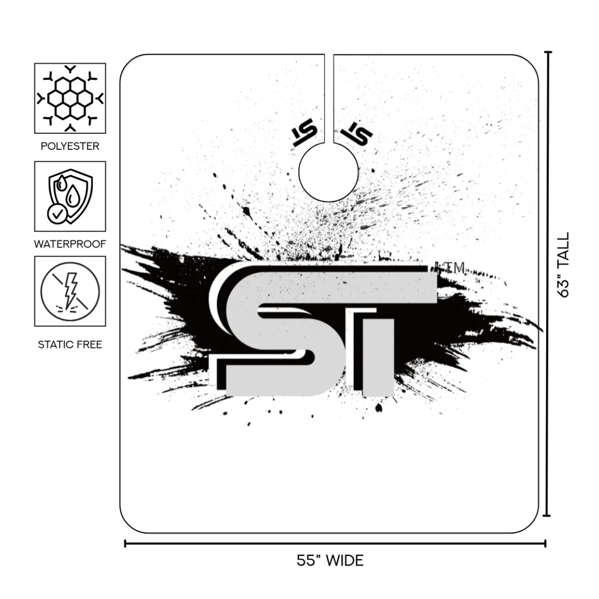 Supreme ST Premium Barber Cape Ghost Ink - Image 3