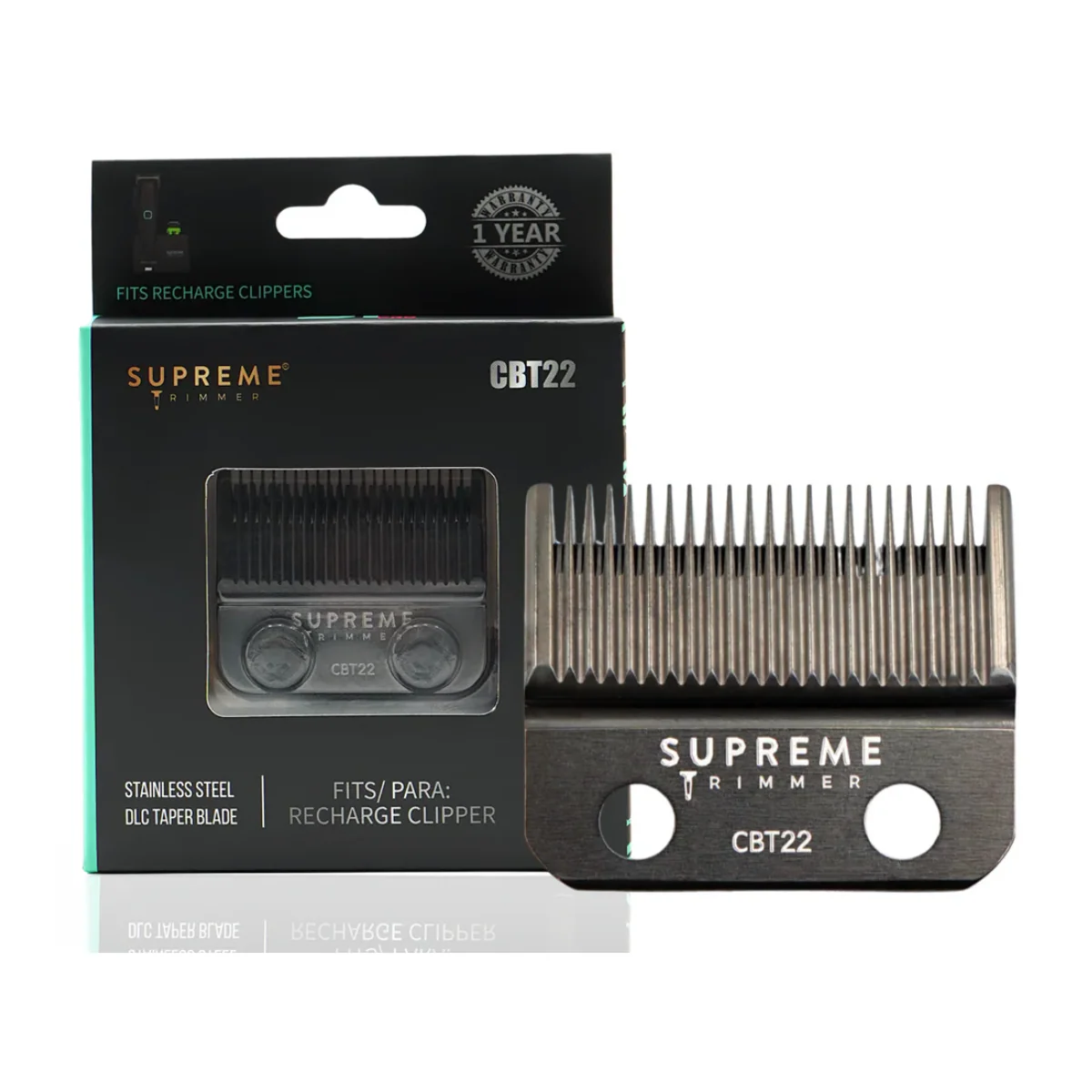 Supreme ST Taper Blade Replacement for Recharge Clipper - Image 6