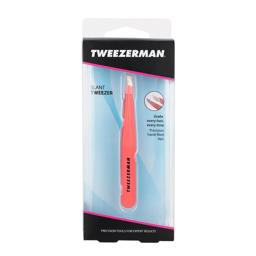 Tweezerman Slant Tweezer In Geranium - Image 3