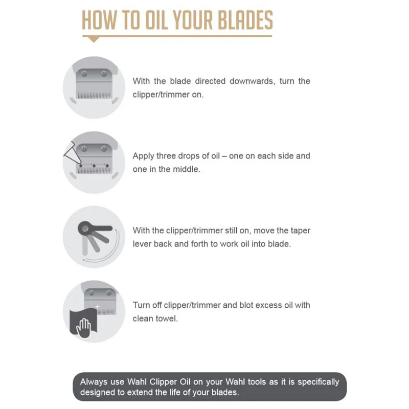 Wahl Homecut Blade & Oil - Image 4