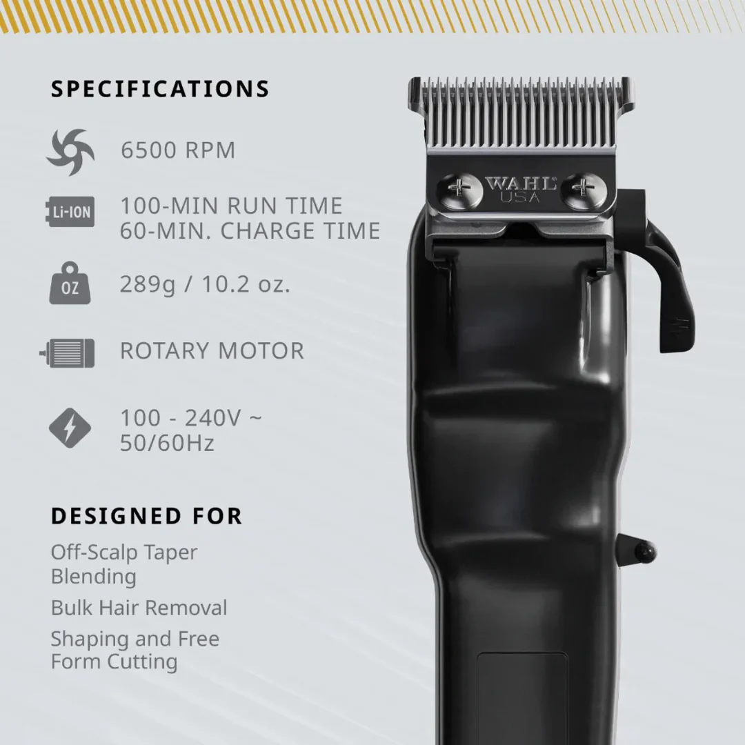 Wahl Professional Cordless Super Taper X Clipper - Image 5