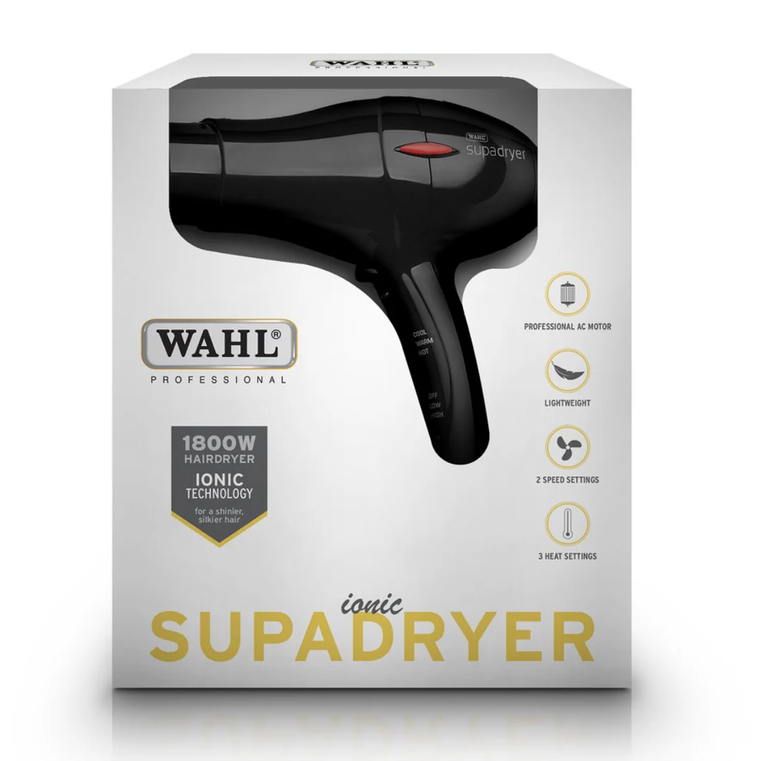 Wahl Supadryer Ionic Black - Hair Dryer - Image 2