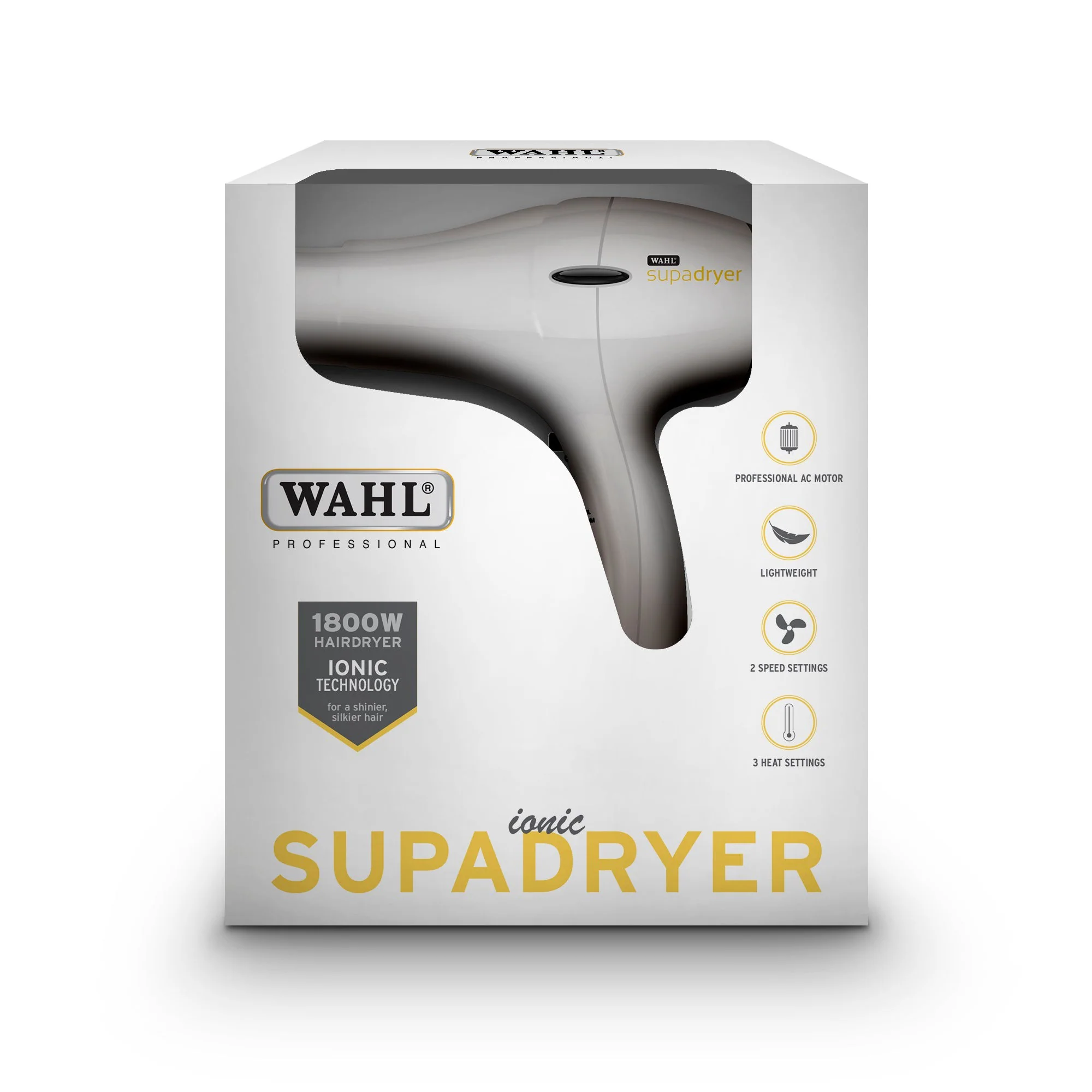 Wahl Supadryer Ionic - Pearl White - Hair Dryer - Image 2