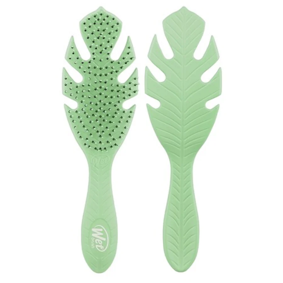 WetBrush Go Green Detangler Hair Brush - Green Leaf - Image 2